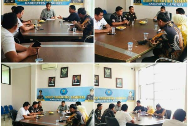 Pelaksanaan Kegiatan TAT dan Case Conference Tim Asesmen Terpadu BNN Kabupaten Langkat di Ruang Rapat BNNK Langkat
