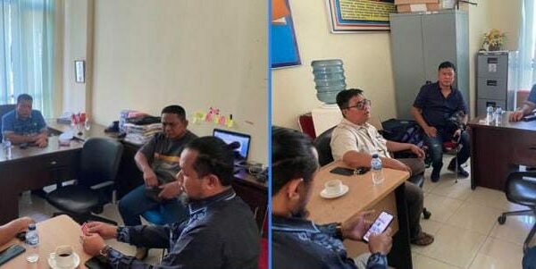 Koordinasi dengan Kepala Desa dan Kepala Dusun Desa Jaring Halus Kecamatan Secanggang yang Dipimpin oleh Kepala BNNK Langkat