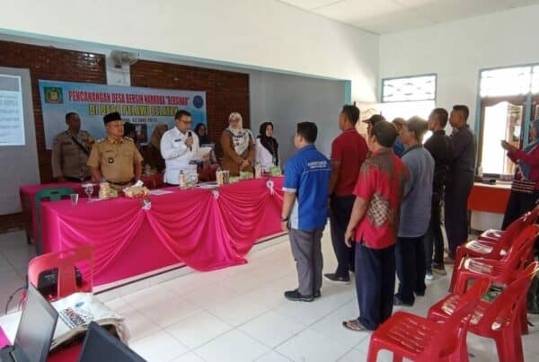 Kepala BNNK Langkat Melakukan Kegiatan Fasilitasi dan Asistensi Pelaksanaan Advokasi Program Ketahanan Keluarga Anti Narkoba Berbasis Sumber Daya Pembangunan Desa Dalam Rangka Pra HANI