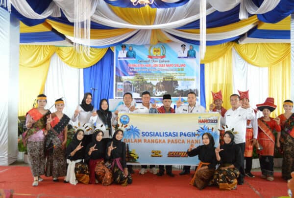 Kepala BNNK Langkat Menghadiri Hari Jadi Desa Namo Sialang Kec.Batang Serangan Kab.Langkat yang Ke 131 Sekaligus Melakukan Sosialisasi P4GN Dalam Rangka Pasca HANI 2023
